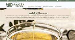 Desktop Screenshot of olivenoele-bielefeld.de